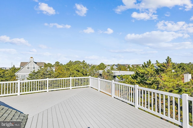 view of deck