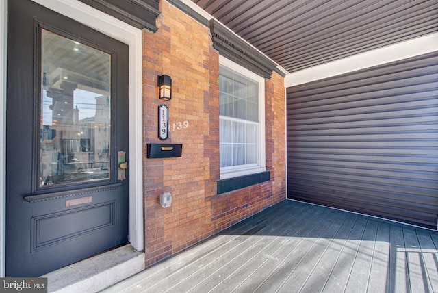 view of entrance to property