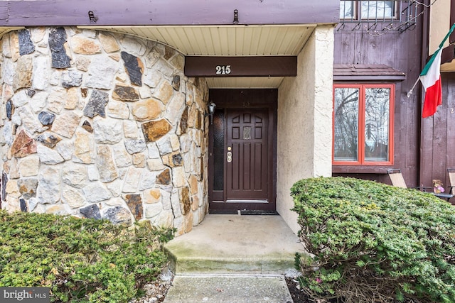 view of entrance to property