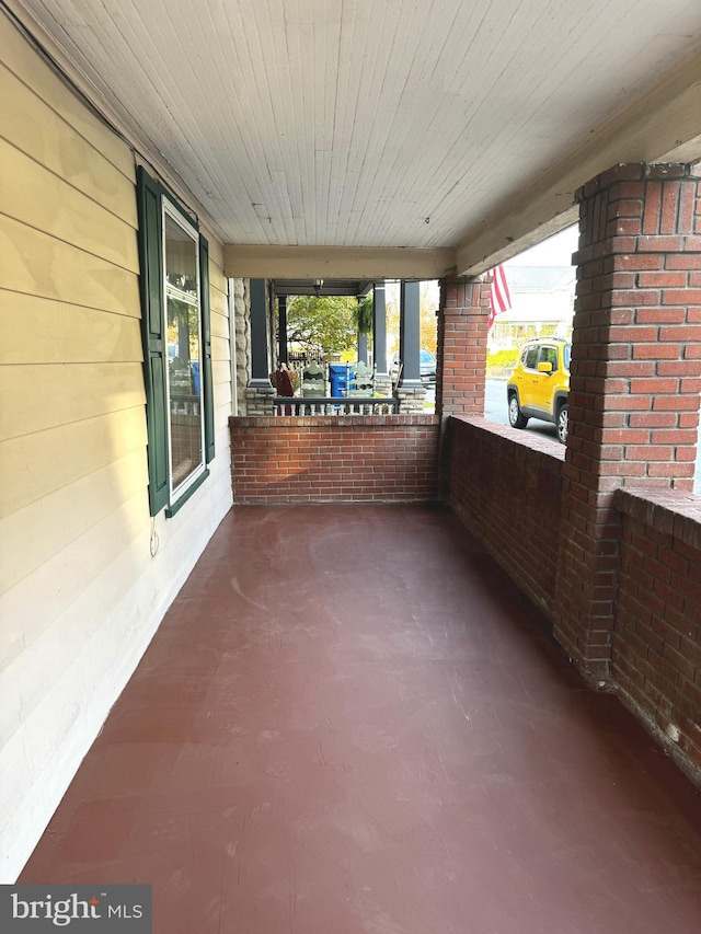 view of patio / terrace featuring a porch