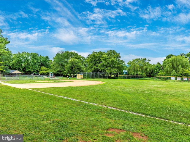 view of home's community featuring a yard