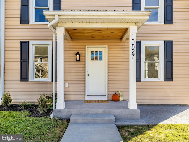 view of property entrance