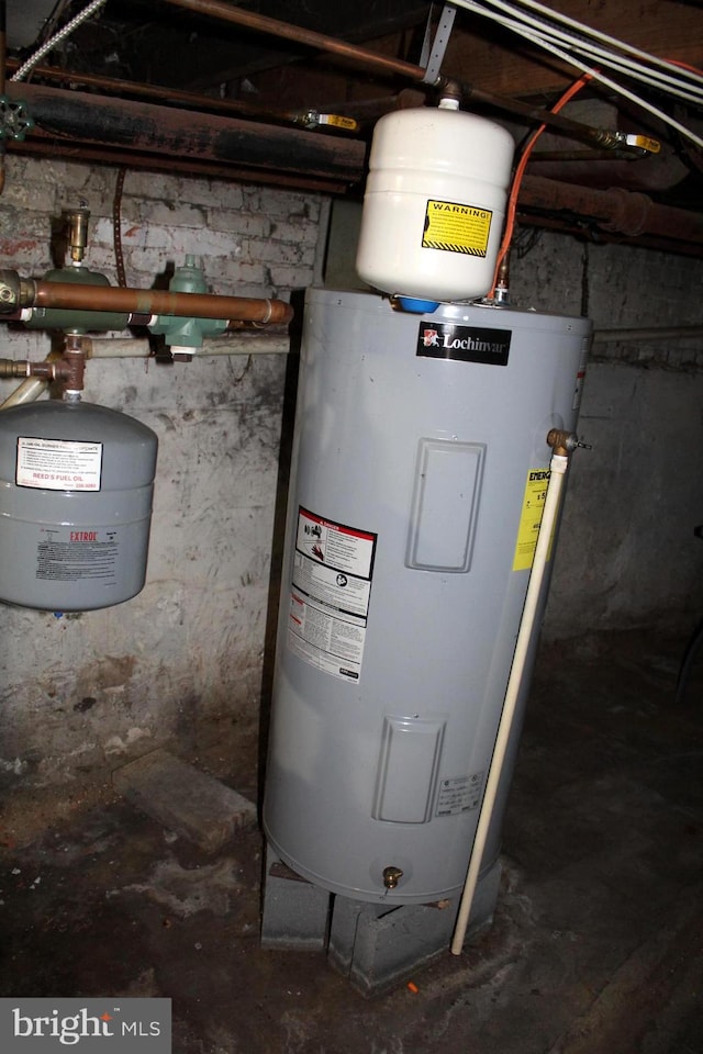 utilities featuring electric water heater