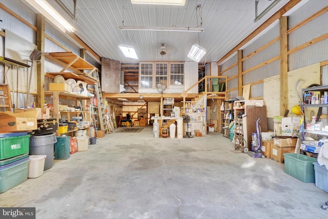 view of storage room