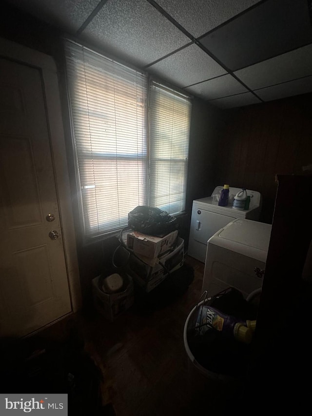 laundry area with separate washer and dryer