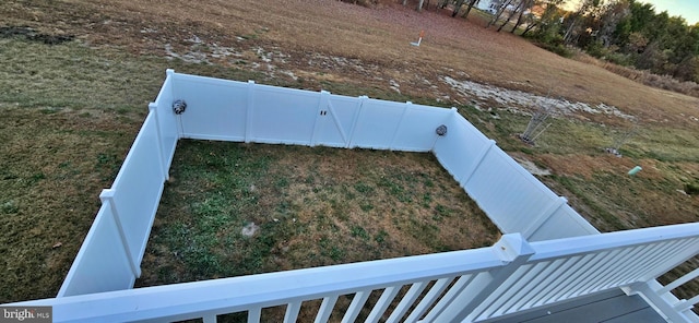 view of storm shelter