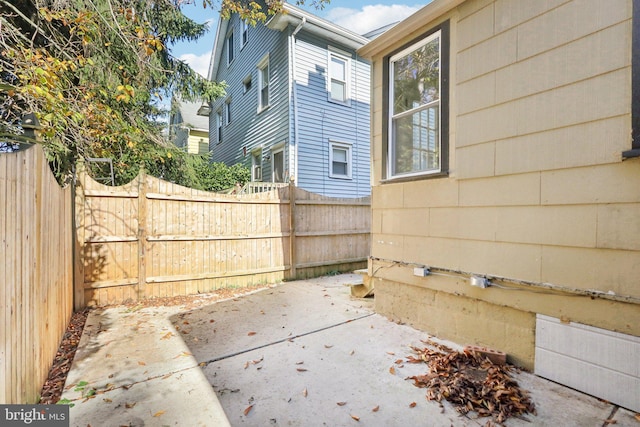 view of home's exterior featuring a patio area