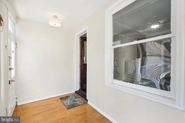 interior space featuring hardwood / wood-style floors