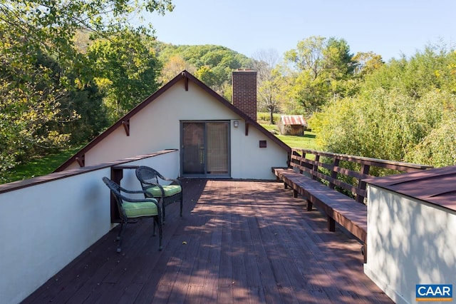 view of deck