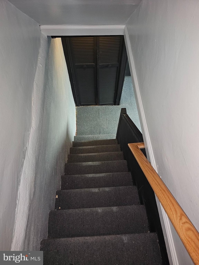 view of stairs