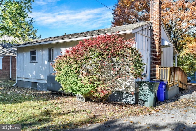 view of side of property