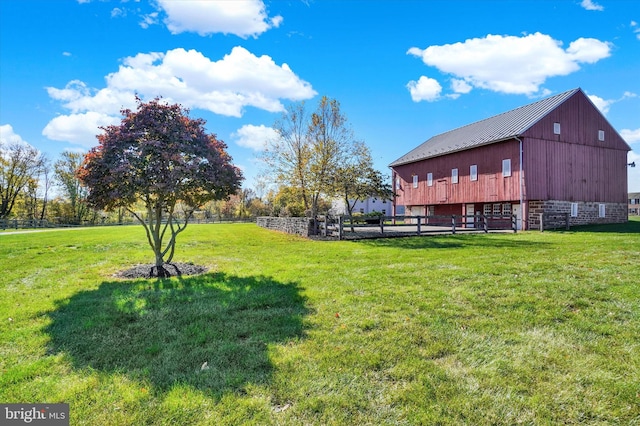 view of yard