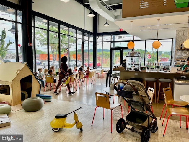 view of community lobby