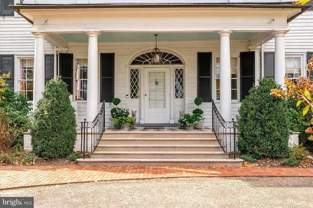 view of entrance to property