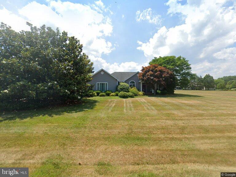 view of front of house with a front yard