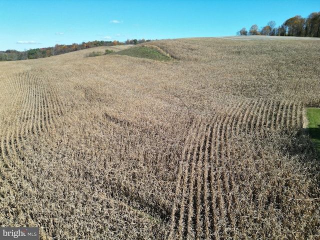 drone / aerial view featuring a rural view