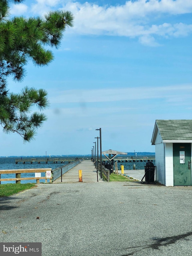 property view of water