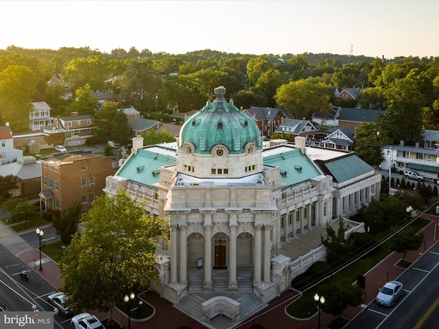 bird's eye view