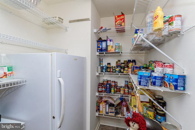 view of pantry