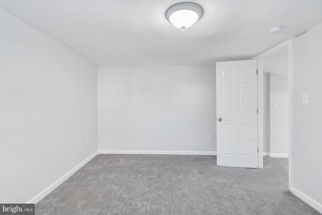 empty room with carpet floors