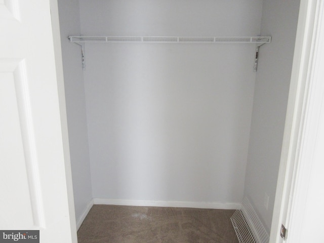 view of closet