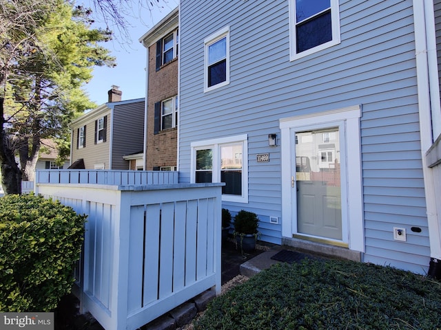 view of rear view of property