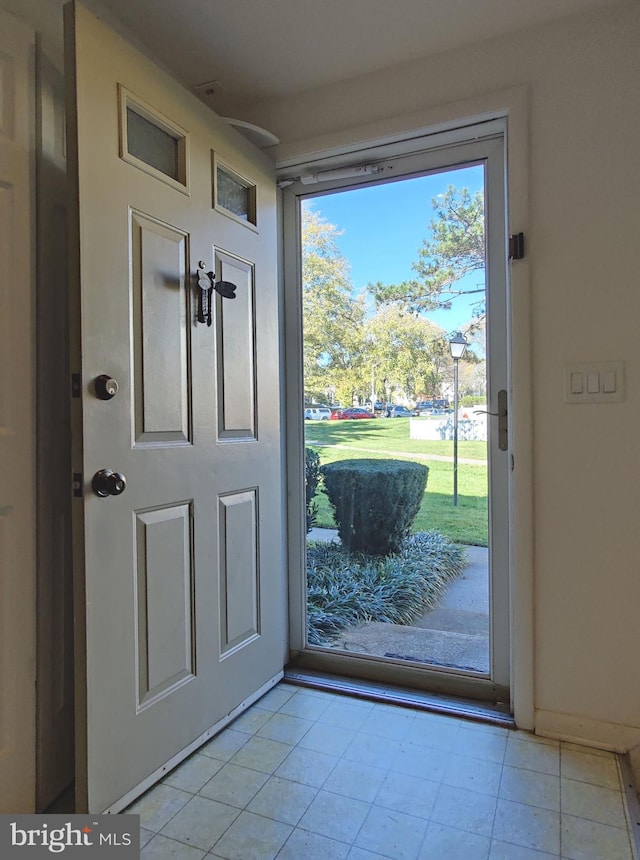 view of foyer