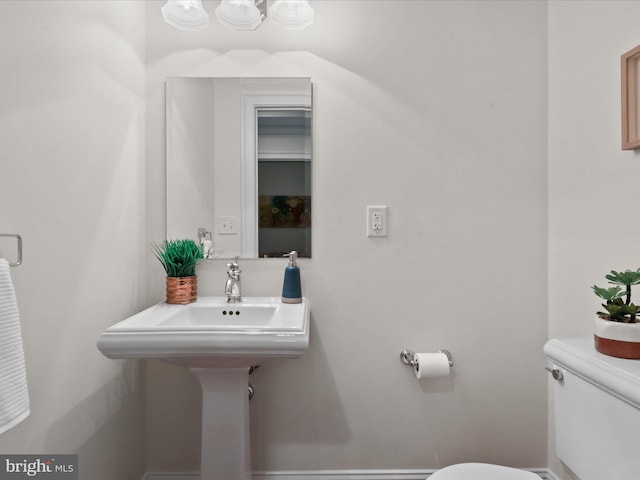 half bath with toilet