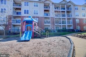 view of jungle gym