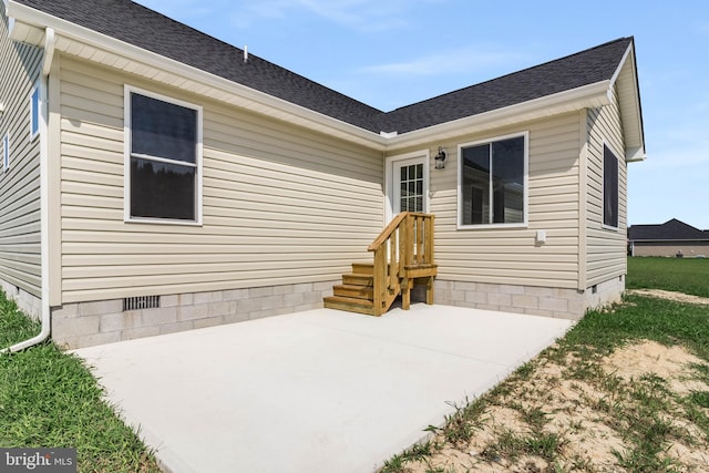 exterior space with a patio area