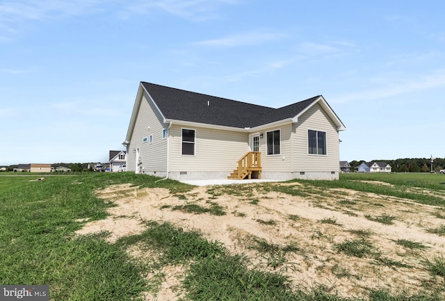 view of rear view of property