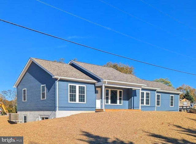 view of back of property