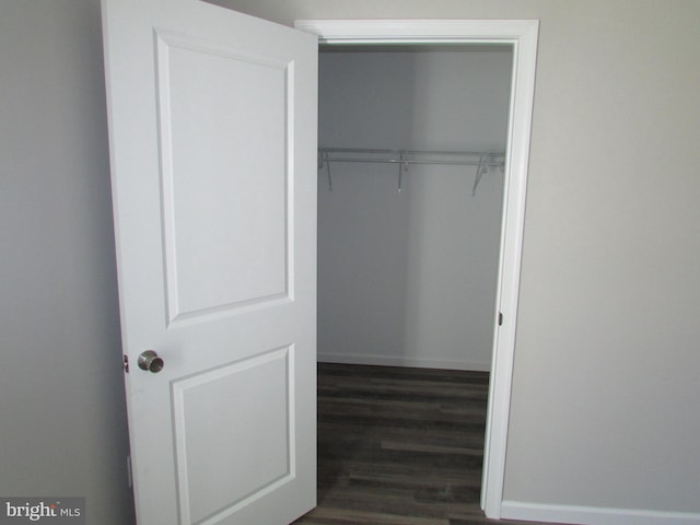 view of closet