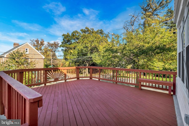 view of deck