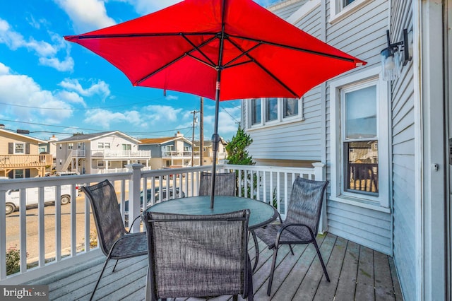 694 21st St, Avalon, NJ 08202 - deck with a residential view and outdoor dining area