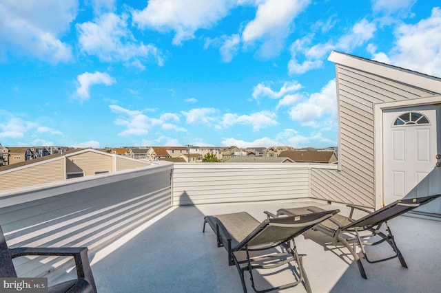 694 21st St, Avalon, NJ 08202 - view of patio / terrace with a balcony and a residential view