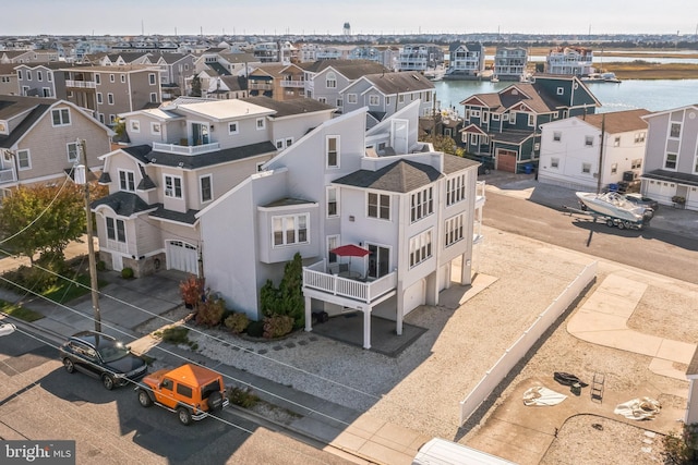 694 21st St, Avalon, NJ 08202 - aerial view featuring a residential view and a water view