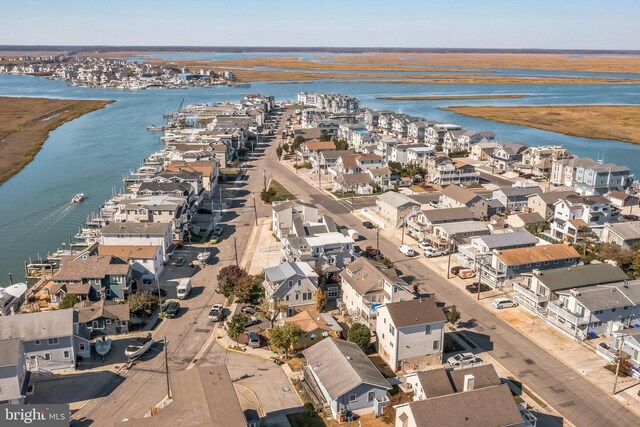 694 21st St, Avalon, NJ 08202 - birds eye view of property featuring a residential view and a water view