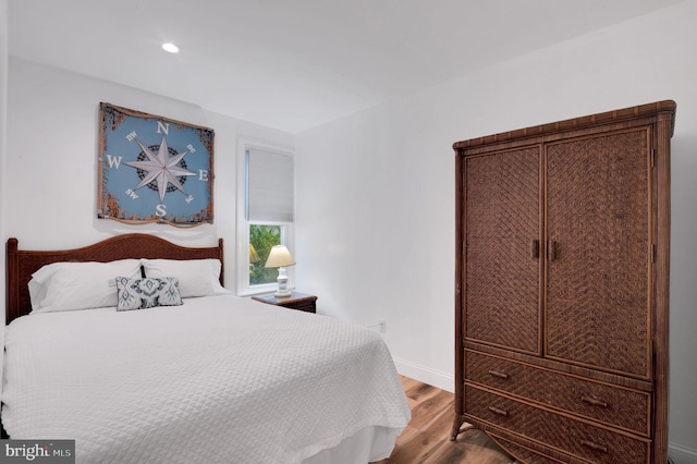 694 21st St, Avalon, NJ 08202 - bedroom featuring baseboards, recessed lighting, and wood finished floors