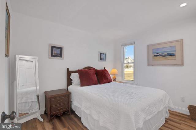 694 21st St, Avalon, NJ 08202 - bedroom featuring recessed lighting, wood finished floors, and baseboards