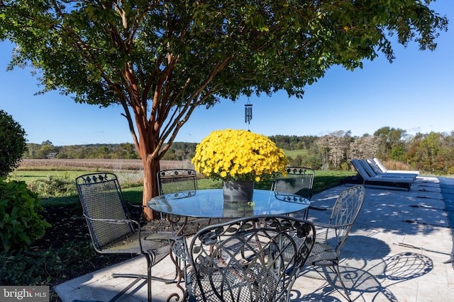 view of patio / terrace featuring outdoor dining area