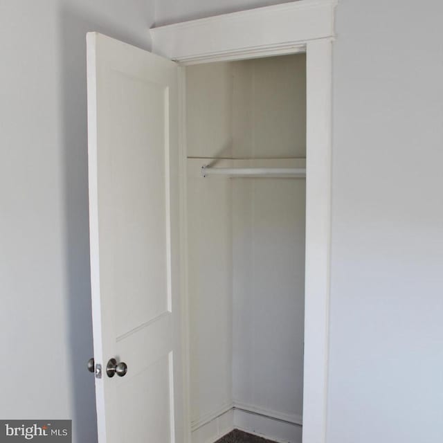 view of closet