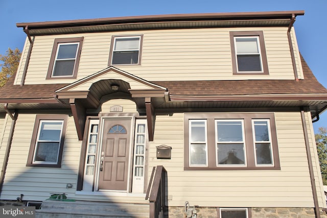 view of front facade