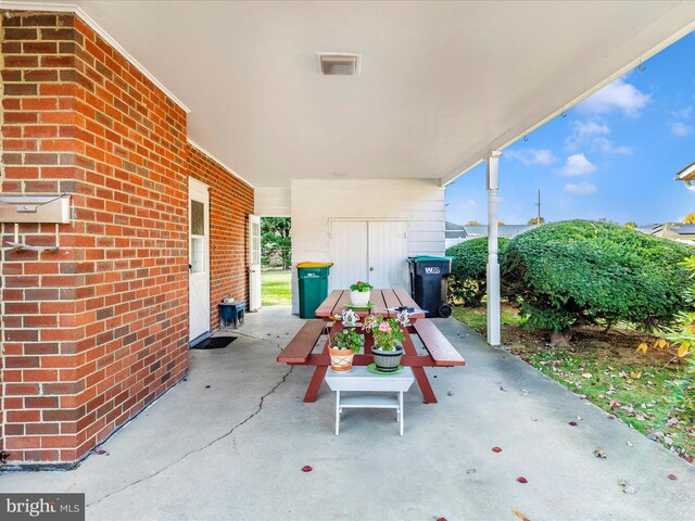 view of patio / terrace