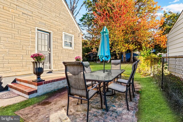 view of patio