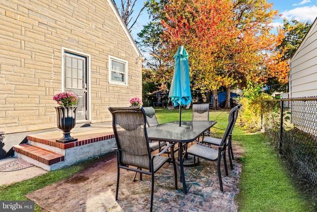 view of patio