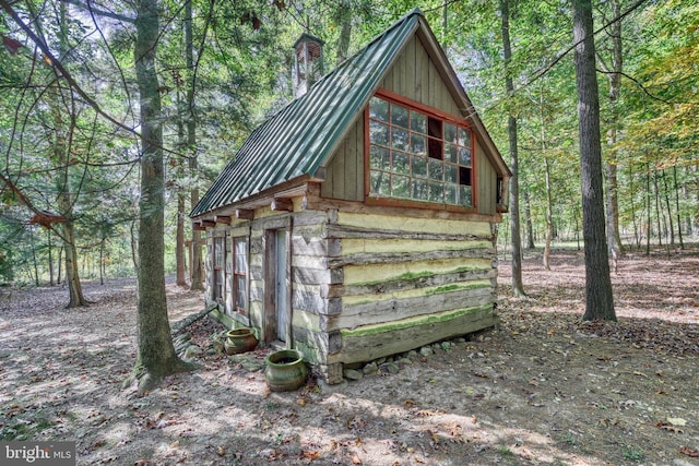 view of outdoor structure