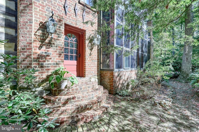 995 Black Gap Rd, Fayetteville, PA 17222 - view of exterior entry with brick siding
