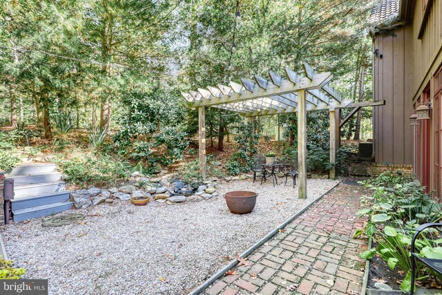 995 Black Gap Rd, Fayetteville, PA 17222 - view of patio with a pergola