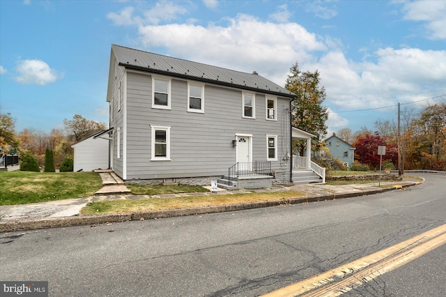 view of front of home